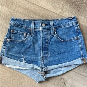 Levi's Women's Blue Jean Shorts